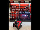 Toro 21 in. (53 cm) Power Clear® e21 60V* Snow Blower with 7.5Ah Battery and Charger (39901)